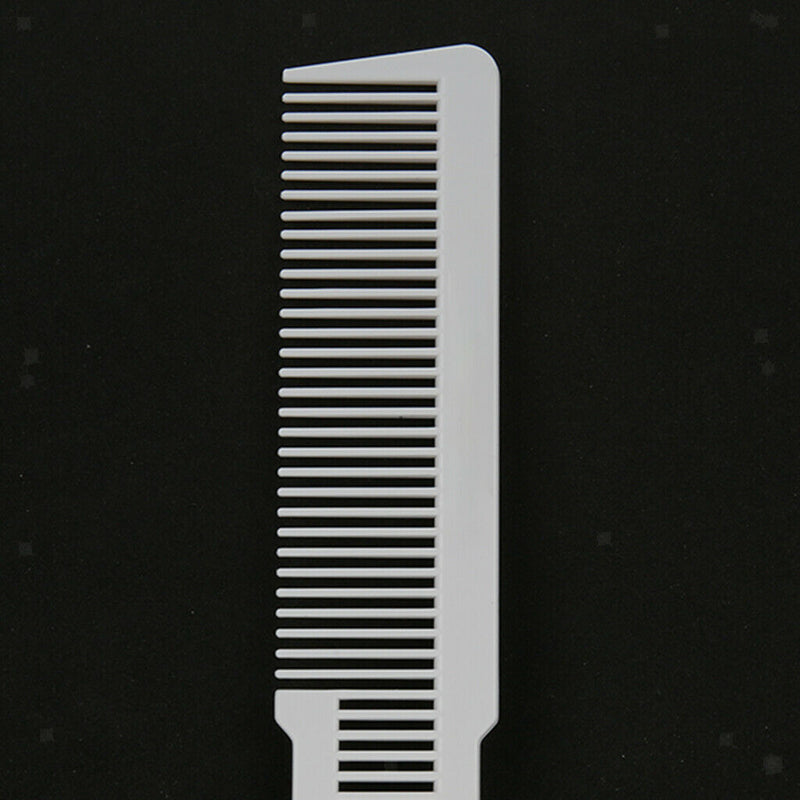3 Pieces 8" Salon Barber Flat Top Clipper Cutting Comb Plastic Anti-static