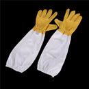 Goatskin Protective Bee Keeping Vented Long Sleeves Beekeeping Gloves ATWG JClj