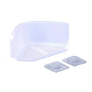 Suction Cup Kitchen Bathroom Corner Storage Rack Organizer Shower Shelf whi B4T9