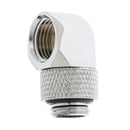 4 Pieces Metal Right Angle Rotary Adapter Fitting, Water Cooling G1/4'' Threads