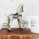 Modern Europe Style Trojan Horse Statue Wedding Decor Wood Horse Retro Home