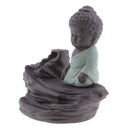 Little Tathagata Backflow Smoke Cone Incense Burner Holder Buddhism Green