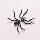 Fashion Women's Earings Black Spider Earrings Chic Two Parts Ear Stud Earings D6