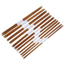 11 x 4pcs 25cm a double-pointed bamboo knitting needles range: 2.0-5.0mm T8T9