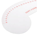 2pcs Useful Comma French Curve Metric Ruler for Tailoring Dressmaking Craft