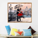 5D DIY Full Drill Diamond Painting Kiss Couple Cross Stitch Embroidery Kit