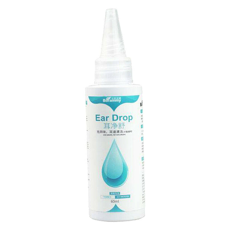 60ml Ear Dros for Dogs/Cats Wax Softener Cleanser Ear Mites Fungal Bacterial