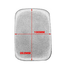 Motorcycle Rear Passenger Seat Cushion 8 Suction Cup Pillion Pad Suction Cu T2T3