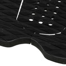 3 Piece BLACK Diamond Surfboard Traction Pad Tail Pad Deck Grip Accessories