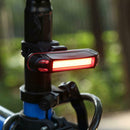 USB Rechargeable 100LM LED Bicycle Rear Taillight Waterproof Warning Lamp