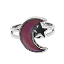 Fashion Chic 1PC Mood Ring Changing Color Moon Adjustable Temperature Rin BX