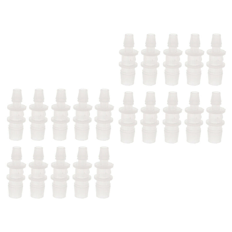 Pack 0f 20 PVC Pipe Straight Water Pipe Connector Adapter Hose Irrigation