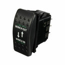 12V 20A Winch In Winch Out ON-OFF-ON Rocker Switch 7 Pin LED green H4P6