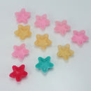 New 10X Stars Shape Silicone Chocolate Candy Cup Cake Baking Molds Dessert Tools