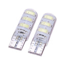 10pcs T10 5630 W5W Silica Gel 6MSD LED Car Night Interior Light Reading Bulbs