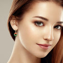 6 Pairs Christmas Elk Dangles Earrings Women Crystal Bell Ear Drop Jewelry