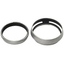 Filter Adapter Ring + Aluminum metal Lens Hood for Fujifilm Fuji FinePix X1