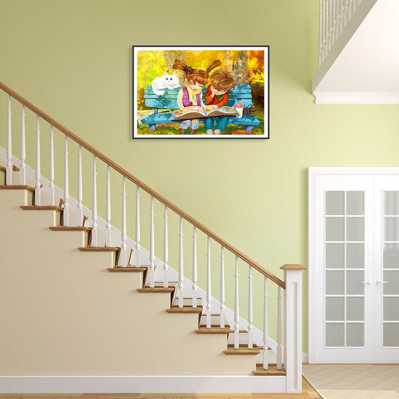 1000pcs DIY Reading Children Jigsaw Cartoon Puzzle Toys Assembling Picture