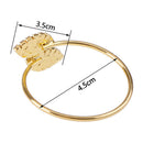 6Pcs Rhinestone Napkin Rings Handmade Serviette Buckle Holder Wedding Dinner  Z