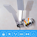 Vacuum Suction Cup Shower Head Holder 2 Spray Angle Handheld Shower Head Br V7E1