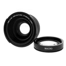 52Mm 0.35X Fisheye Wide Angle Lens with Macro Close Up For Nikon D3300 D320