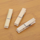 20Pcs Nature Bamboo Clips Clothes Pins Wooden Washing Line Drying Clips Peg MEC*