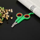 Stainless Steel Pet Nail Toe Scissors Dog Cat Claw Grooming Clipper (Green) A