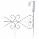 5 Hanger White Towel Hat Coat Clothes Wall Hook Over Door Bathroom