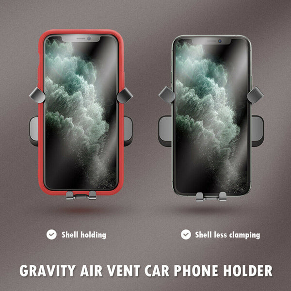 Mini Metal Car Phone Stand Holder Bracket Universal Flexible Car Air Outlet Moun