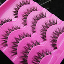 5 Pairs Eye Lashes Demi Wispies Natural Long Thick Eyelashes Soft False Han K2A4
