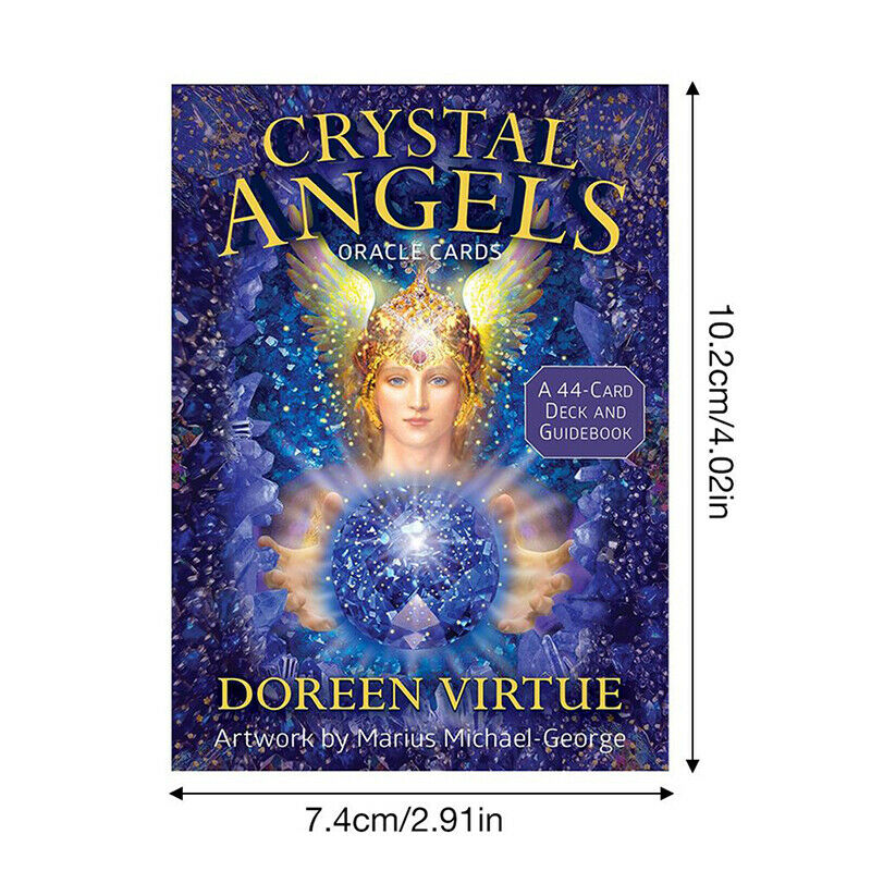 Crystal Angel Oracle Cards Durable Fashionable Tarot Cards Beautiful Paintin Cy