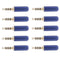 Blue 3.5mm Male Repair headphone Stereo Jack Plug Metal Audio Soldering & Spring