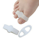 2pcs Silicone Gel Toe Straightener Separator Bunion Corrector Pain Relief JR