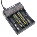 for AA/AAA 18650 18350 Ni-MH Li-ion/IMR LiitoKala Lii-402 4 Slot Battery Charger