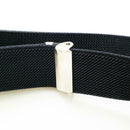 Womens Mens Clip-on Suspenders Elastic X-Back Adjustable Braces Wide Straps