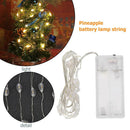 20LED White Pineapple String Fairy Light Copper Garland Wedding Party Decor