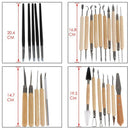 28Pcs Arts Crafts Clay Sculpting Tools Set Modeling Carving Tool Kit Potter