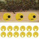 12pcs New Yellow Beekeepers Bee Hive Nuc box Entrance Gates Beekeeping Equi H6V8