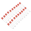 20Pcs Plastic head safety pins nappy pins with safelocking closures hold clipB&X