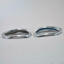 1 Pair Car Chrome Rear Fog Light Cover Trim For
