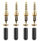 4 x DIY 3.5mm Male Jack Stereo Audio Adapter Converter Headphone Earphone