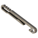 Titanium Alloy Edc Keychain Carabiner Hook Clip Quick Release Buckle Hangin J7K6