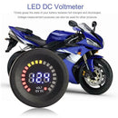 Waterproof DC 12V Car Motorcycle LED Digital Voltmeter Voltage Meter Gauge