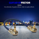 3x 8 inch Guitar Effect Pedal Patch Cables 6.35mm Right Angle Guitar Accessoreis