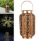 Solar Powered Hanging LED Light Retro Hollow Lantern Garden Yard Lamp  Light