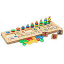 Children Wooden Montessori Materials Learning To Count Numbers Matching Ear