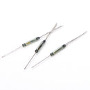 10pcs/lot Reed Switch 2.5X14mm magnetic switch GLASS Green 3 pin Reed Switch  Z