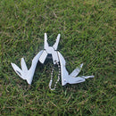 Multifunction Folding Plier Mini Stainless Steel Keychain Screwdriver Tools