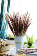 15Pcs Natural Dried Pampas Grass Reed Flower Bunch Wedding Bouquet Home Decors