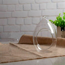 Hanging Glass Vase Ellipse Hanging Terrarium Glass Vase Hydroponic Office E K5P7
